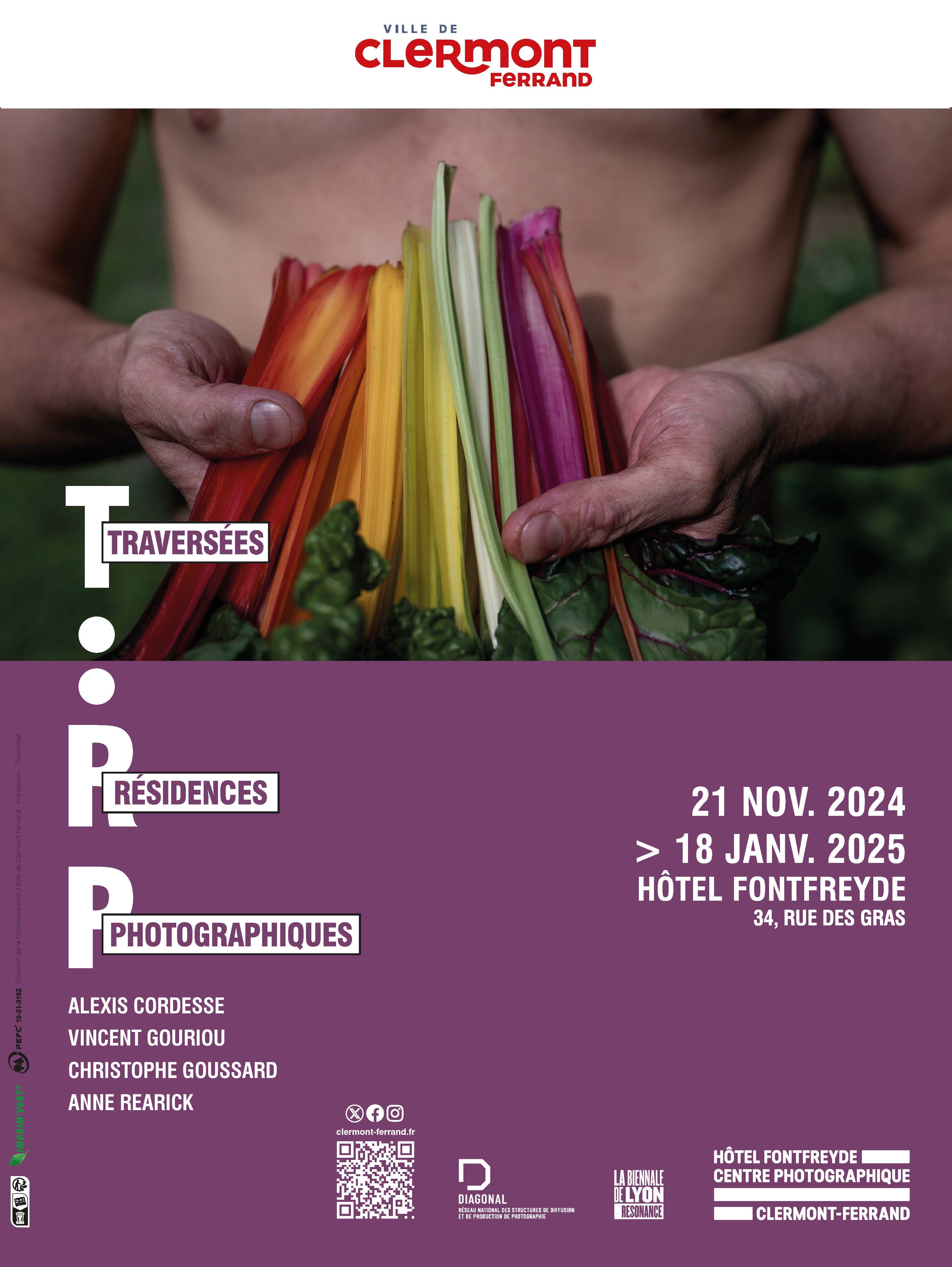 Traversées Résidences photographiques Du 21 novembre 2024 au 18 janvier 2025