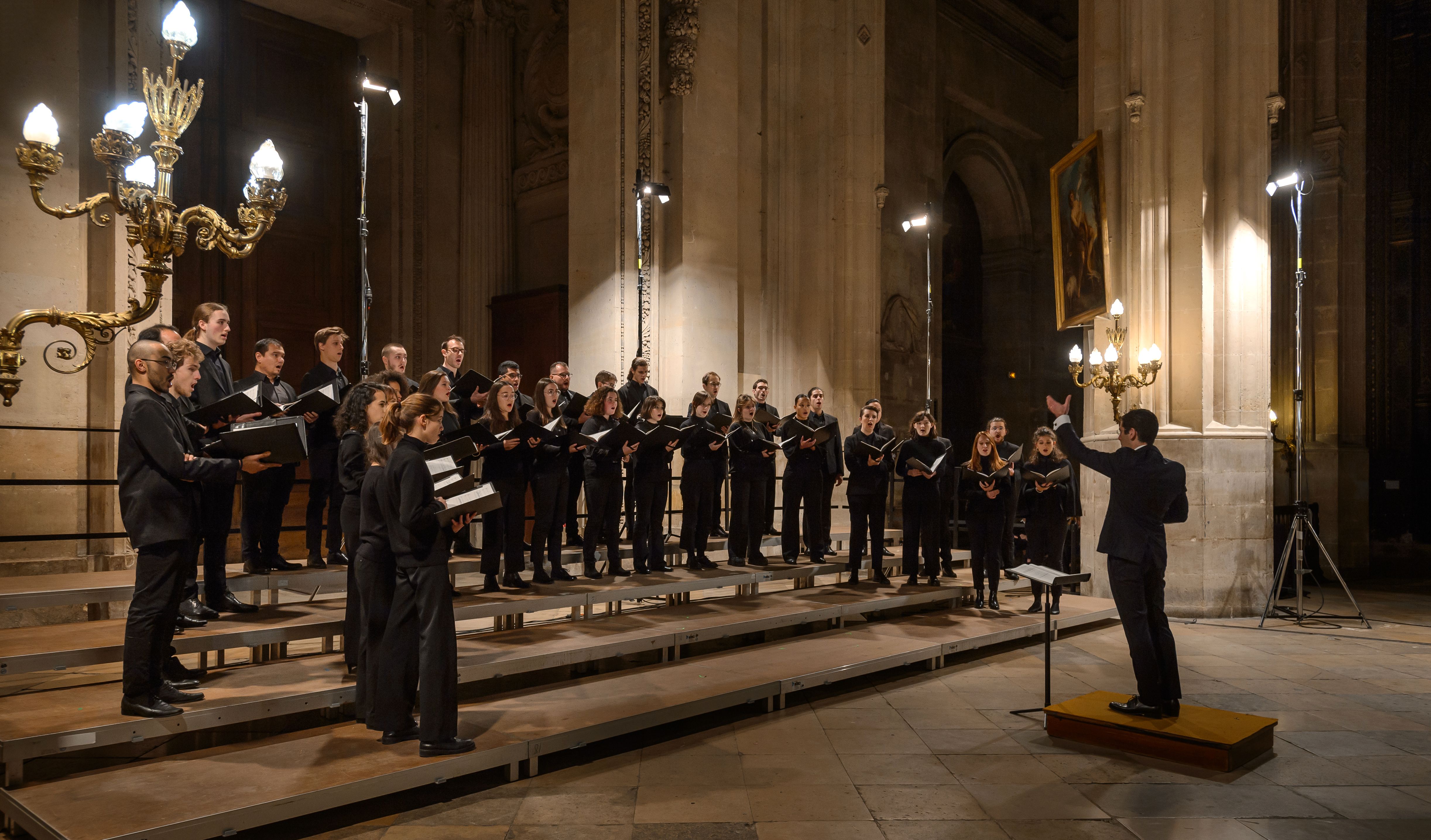 Le prestigieux chœur de la Maîtrise Notre-Dame de Paris.