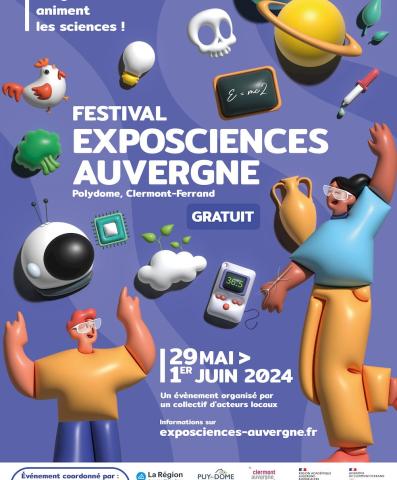 Festival Exposciences Auvergne Du 29 mai au 1 juin 2024