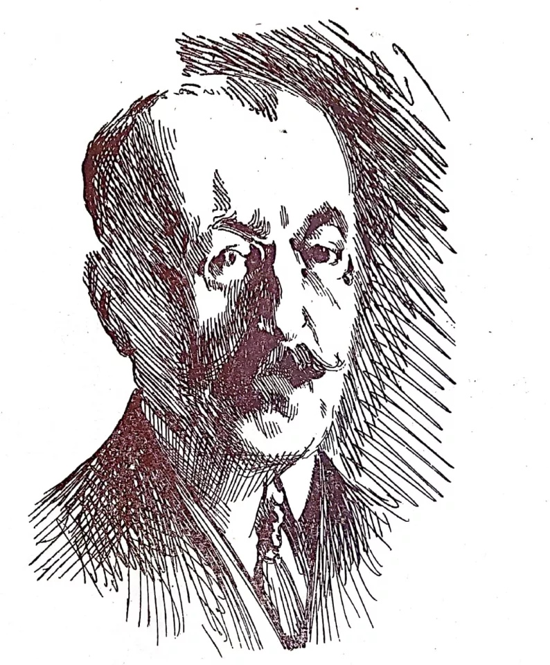 Michel Abonnel, Portrait d’Aloÿs Claussmann, 1913, eau-forte