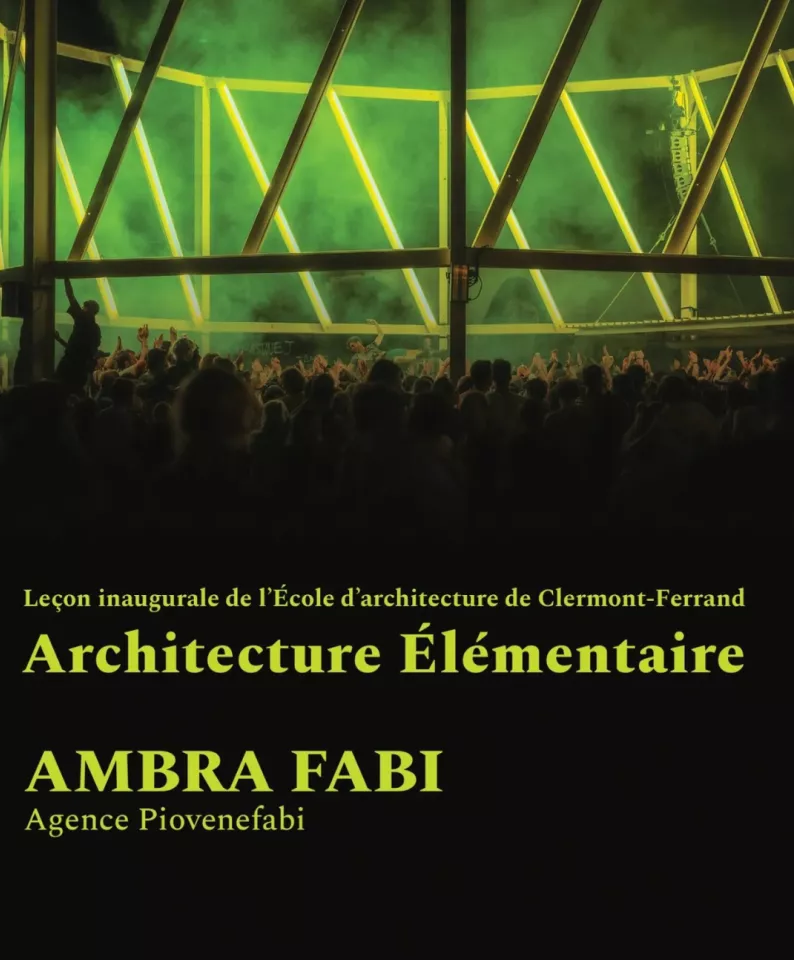 Ambra Fabi : Leçon inaugurale