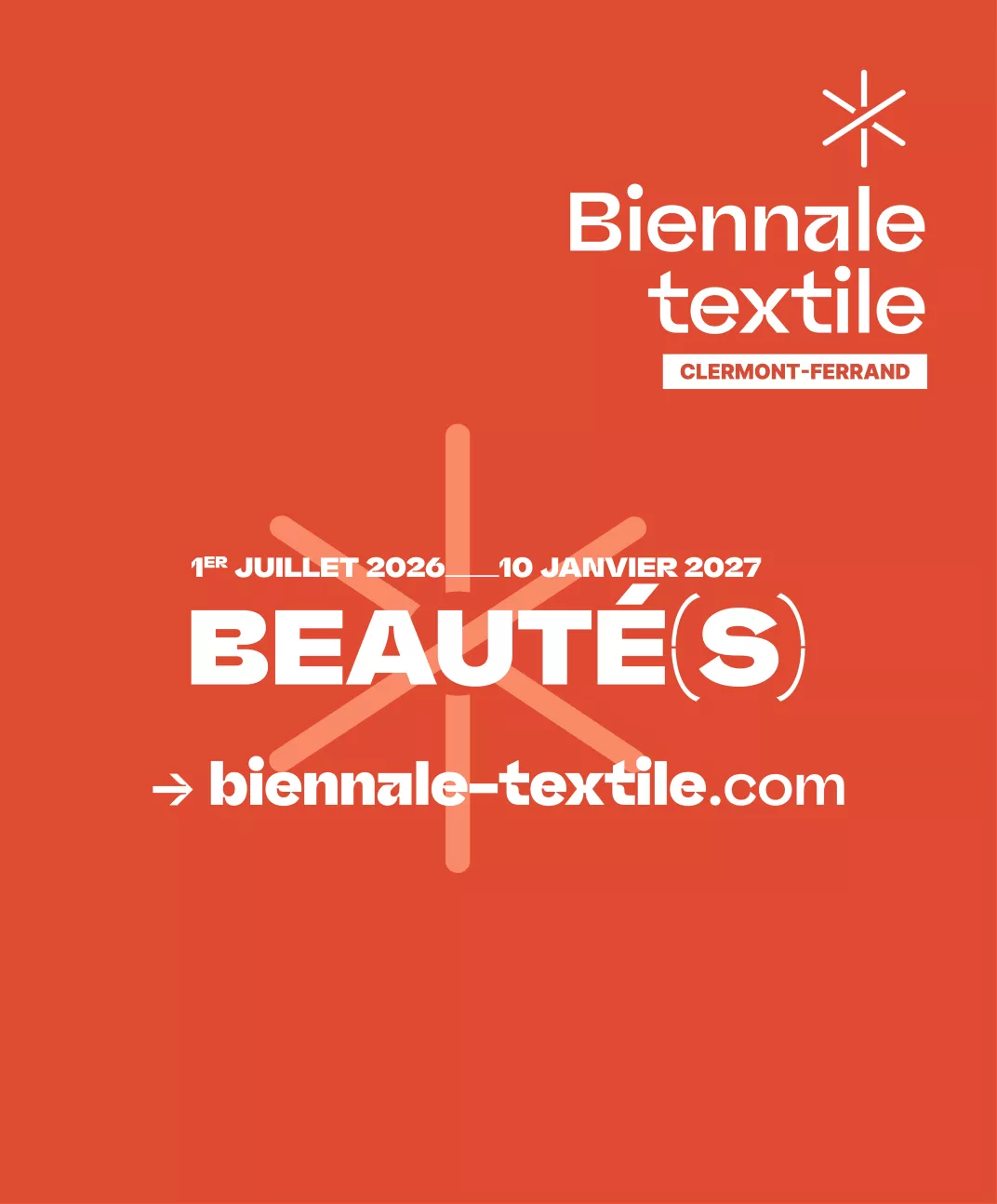 Visuel Biennale textile 2026