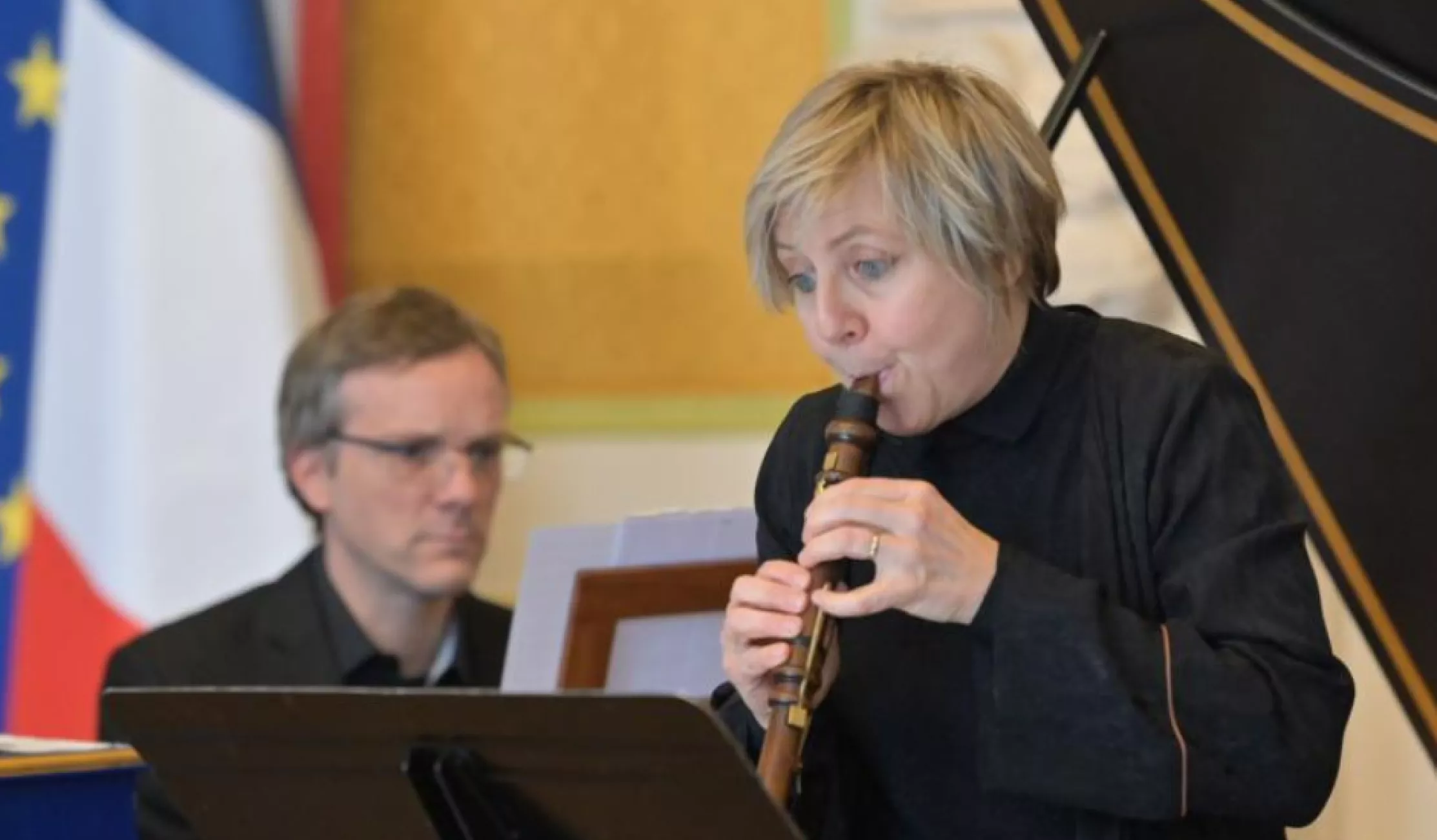  Violon baroque, Olivier Baraud Chalumeau, Béatrice Berne Clavecin et orgue, Olivier Salandini