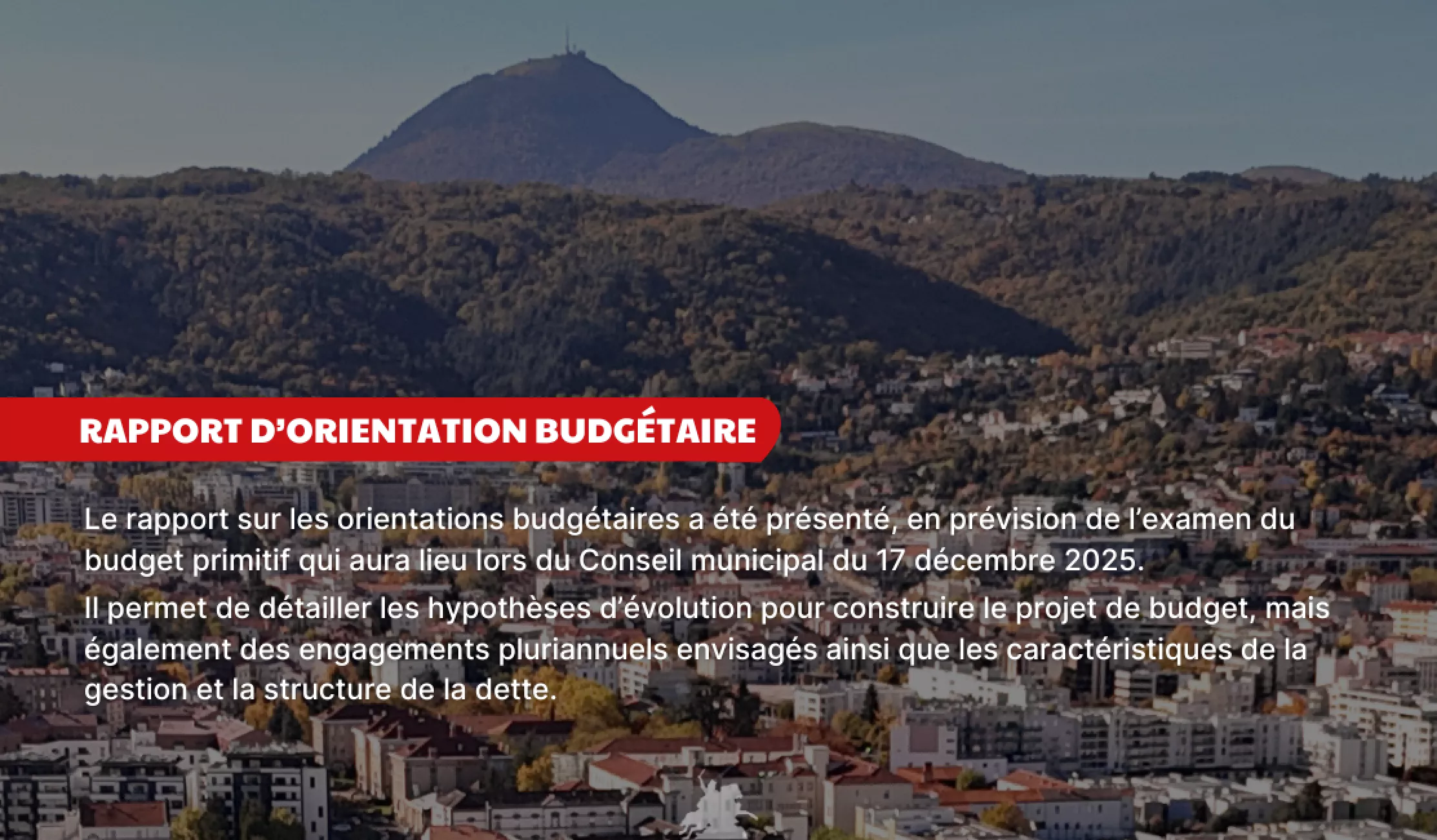 Compte rendu Conseil Municipal Novembre 2025