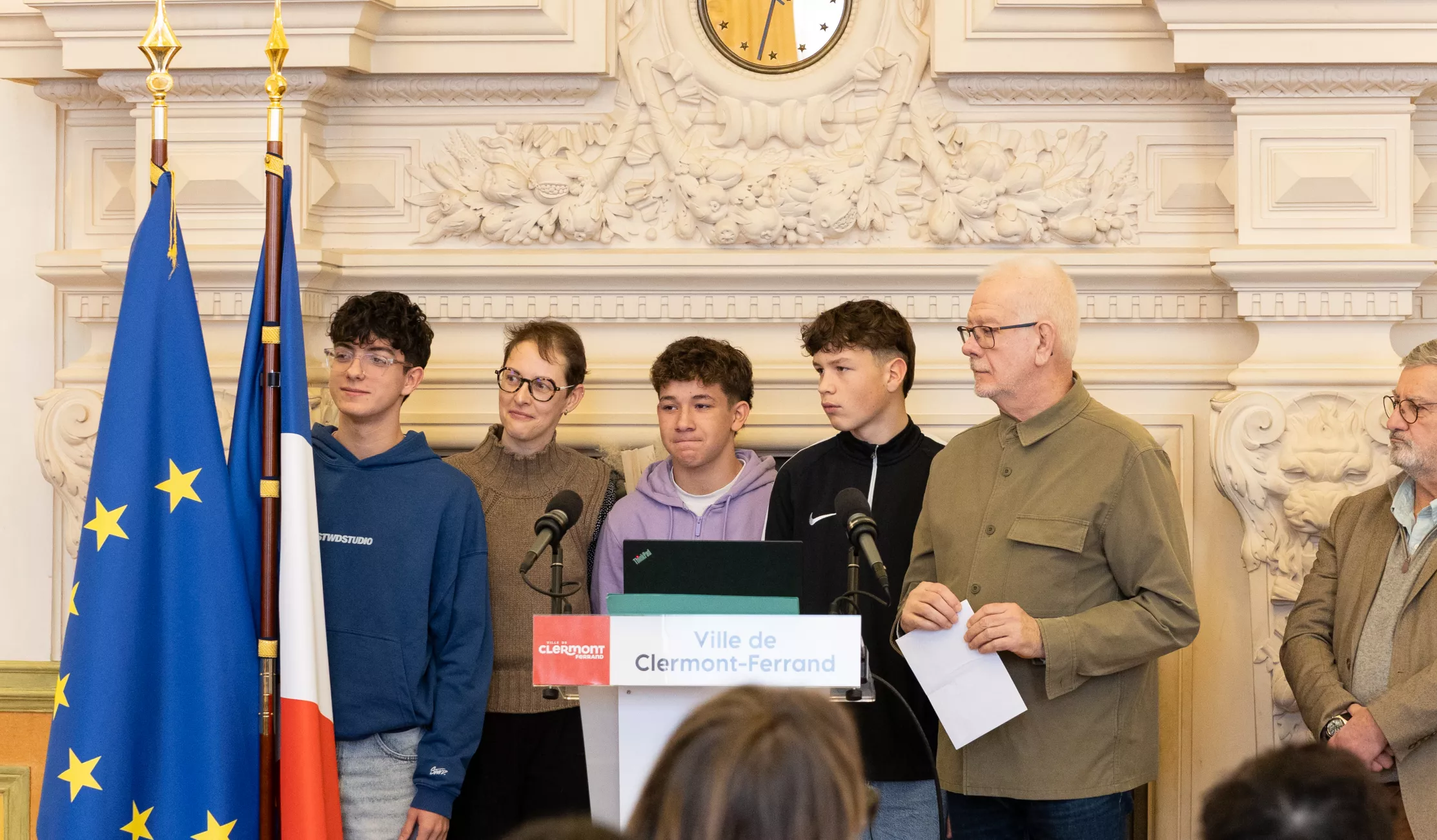 Hommage à Michel Renaud 7 janvier 2026 (c)Ville de Clermont-Ferrand