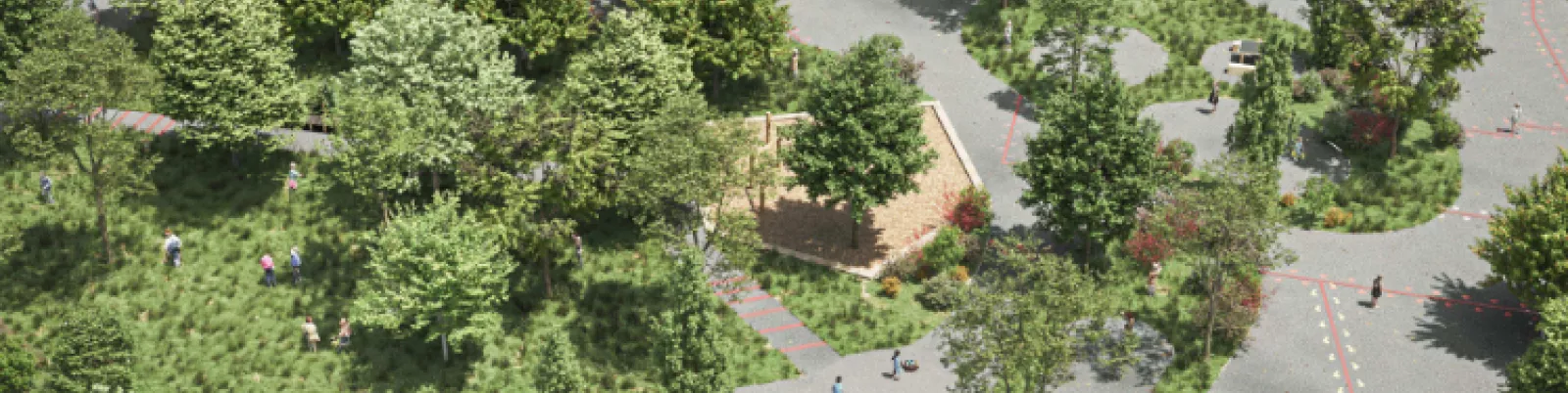 TRANSFORMATION DES 2 COURS D’ÉCOLES DU GROUPE SCOLAIRE EDOUARD HERRIOT DANS LE CADRE DU PROJET « RESPIRE A LA RÉCRÉ »
