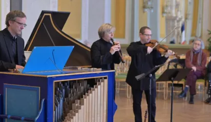  Violon baroque, Olivier Baraud Chalumeau, Béatrice Berne Clavecin et orgue, Olivier Salandini