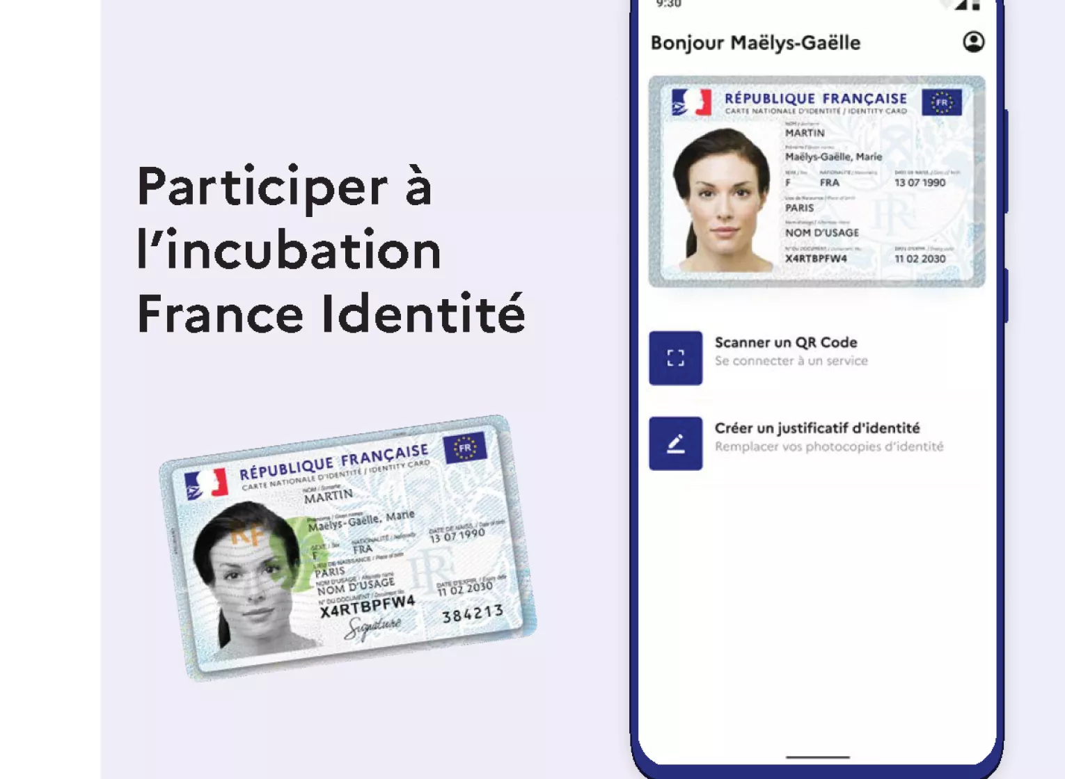 flyer france identité