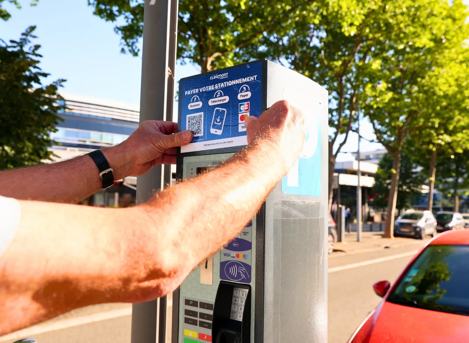 changement d'application mobile de stationnement