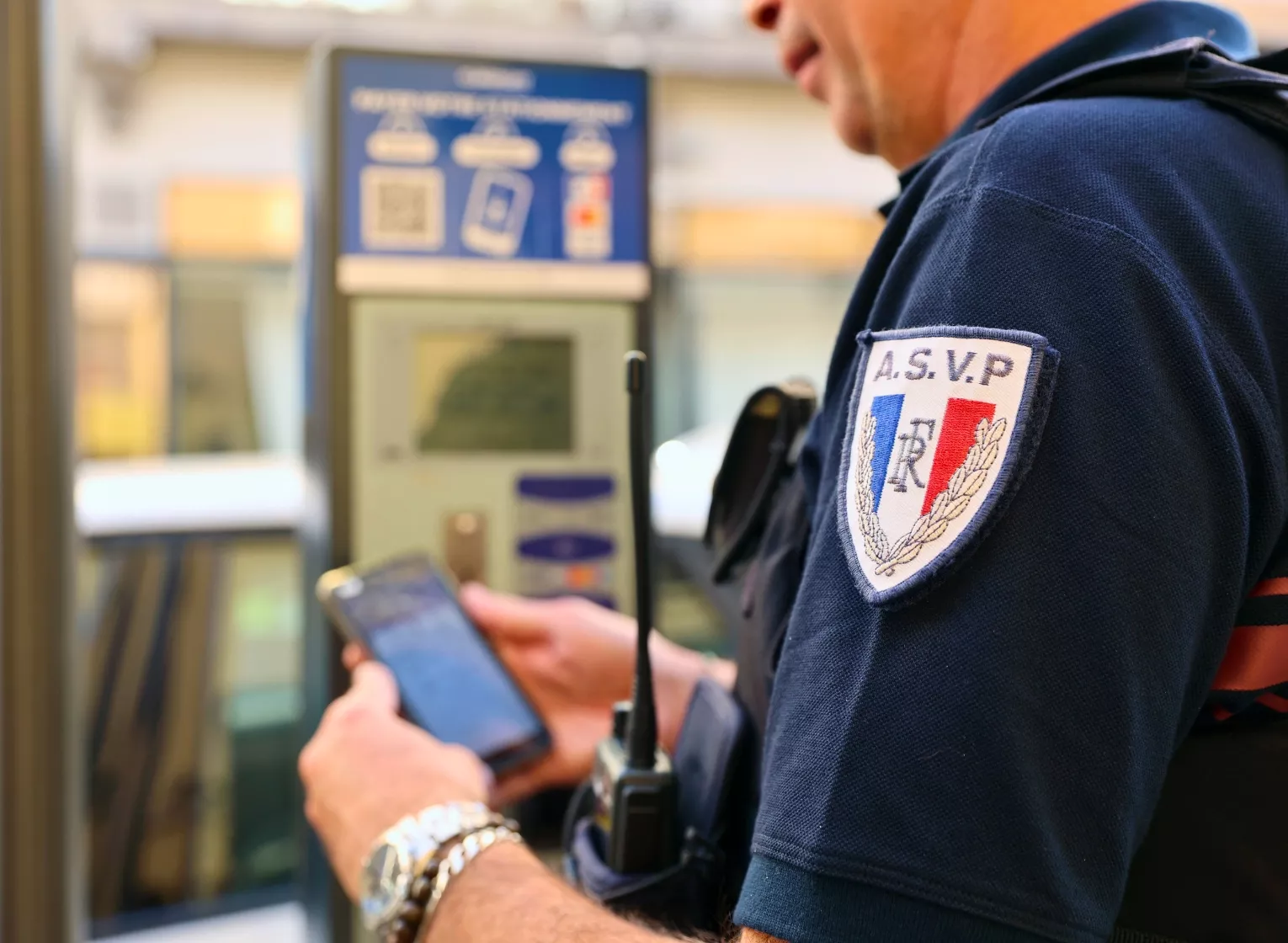 Illustration du changement d'application mobile de stationnement