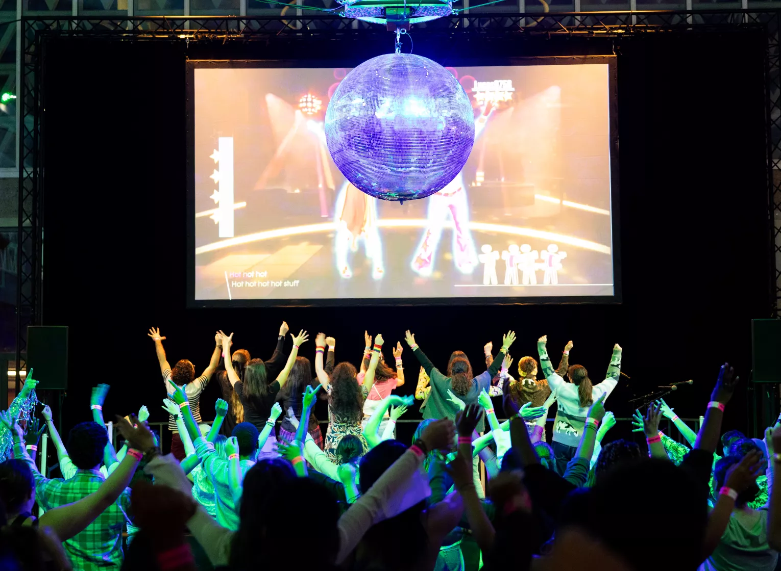 Crazy disco night