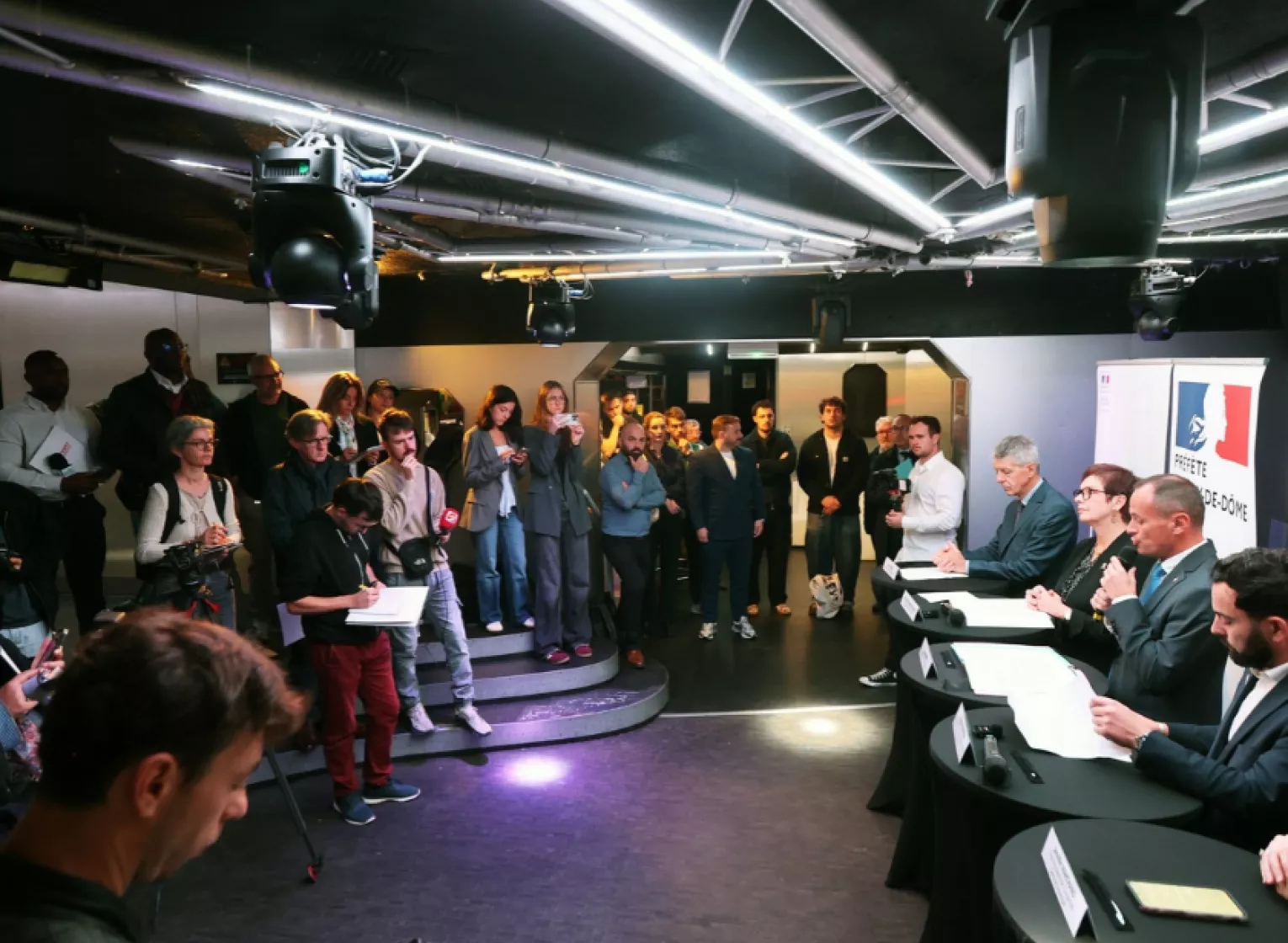  Conférence de Presse suite à la signature du Pacte de la Nuit à l'Osmoz à Clermont-Ferrand